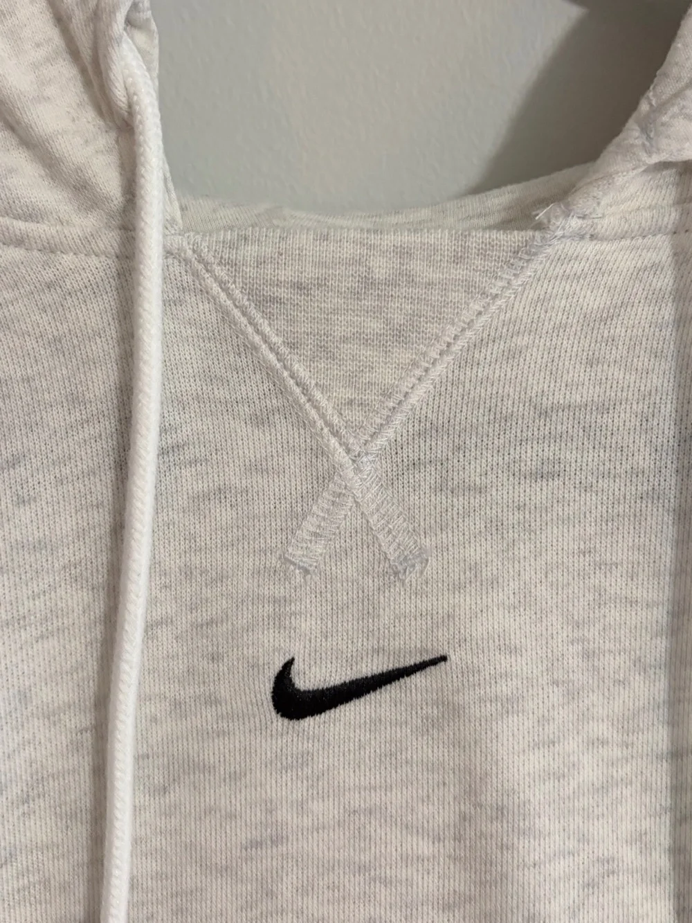 Nike light heather grey hoodie
